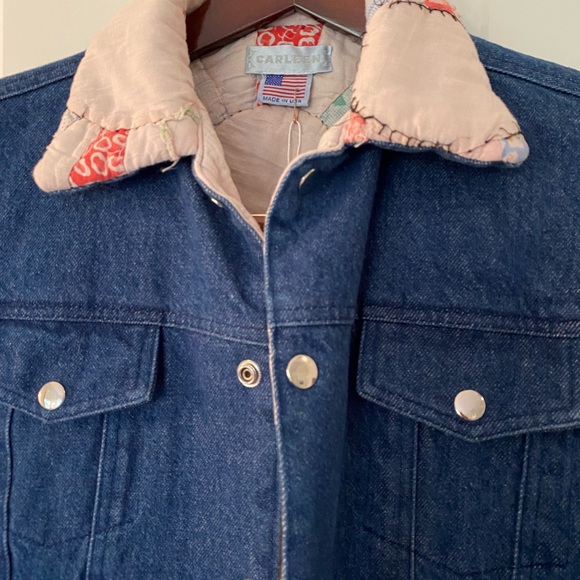 OOAK NWT Carleen reversible quilt jean jacket NWT - Picture 6 of 7